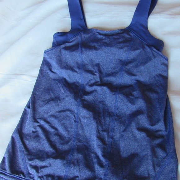 Lululemon Size 4 Tank Top Athletic Bra Blue - Picture 5 of 6